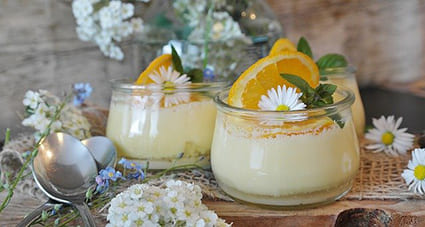 image de crème a l'orange