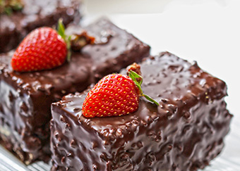 Rocher praliné fraise
