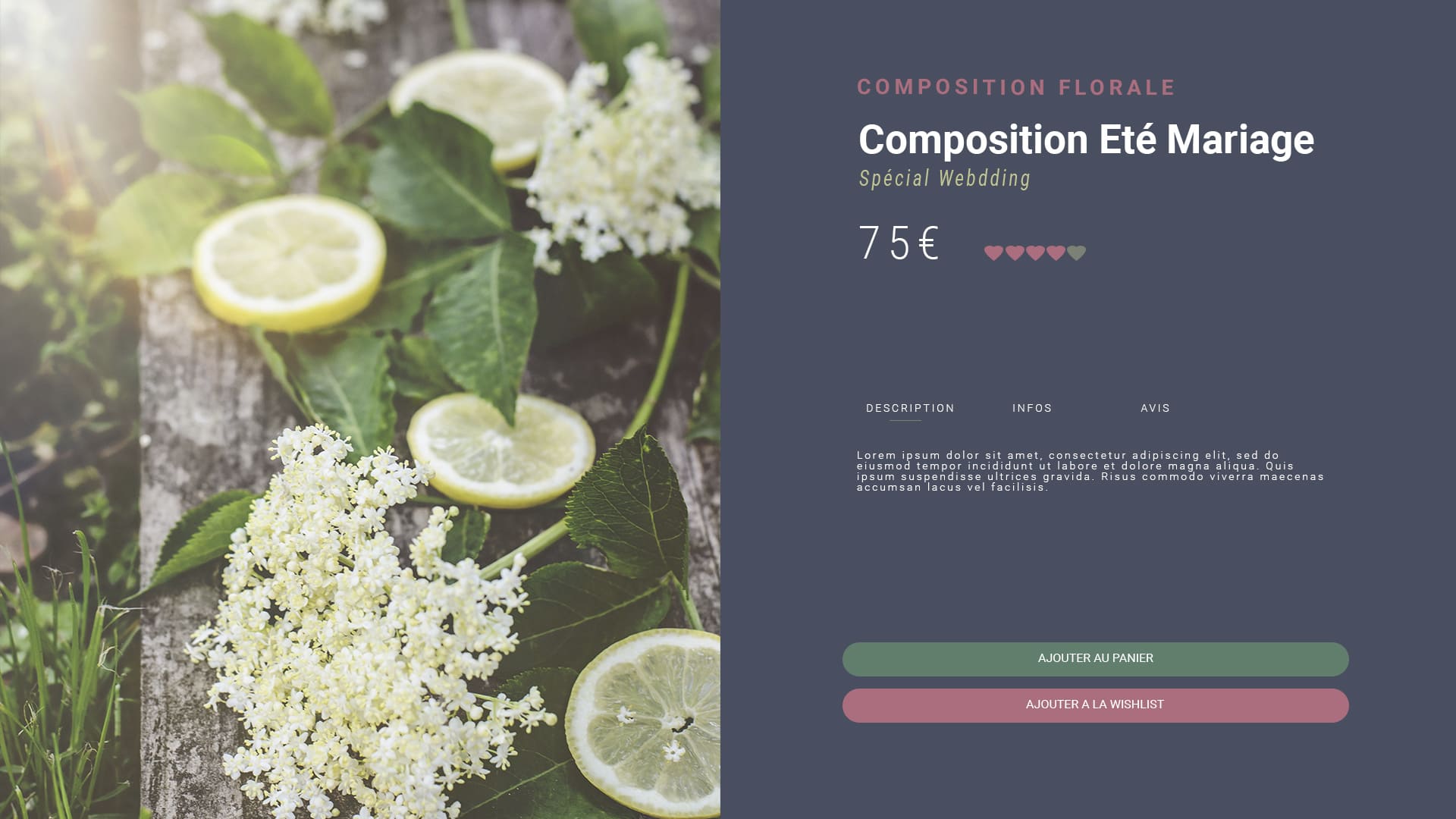 creation florale